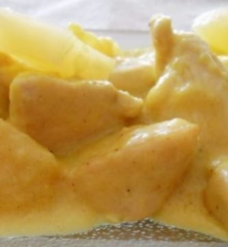 Receta adelgazante: Pollo al curry con piña