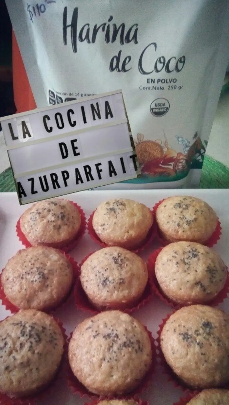 Receta Saludable de Panquecitos de Avena y Harina de Coco Receta Saludable de Panquecitos de Avena y Harina de Coco