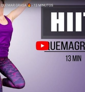 🔥 – 13 MINUTOS – Cardio HIIT Intenso para Quemar Grasa